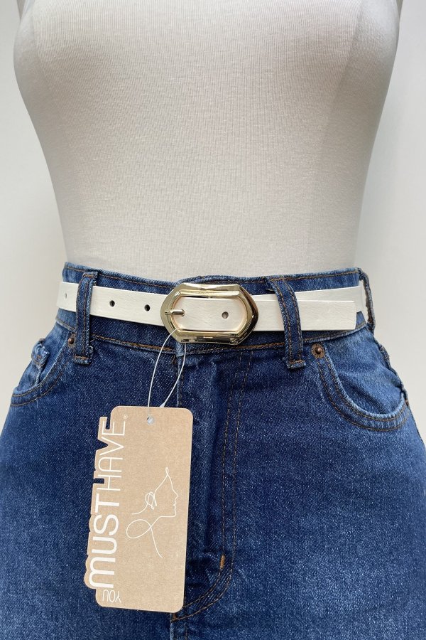 2CM KÖŞEGEN GOLD TOKA KEMER