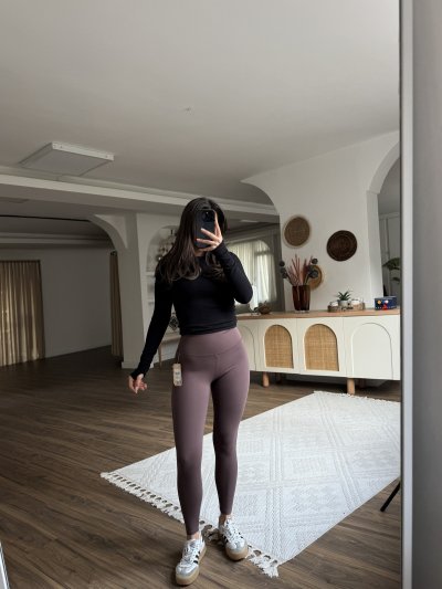 NANOFİT DÜZ SPORCU TAYT