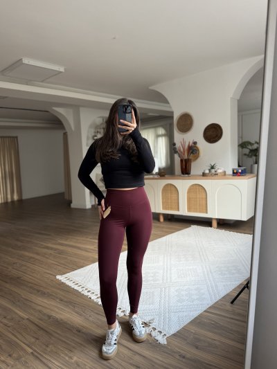 NANOFİT DÜZ SPORCU TAYT