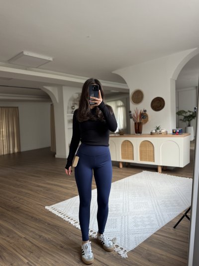 NANOFİT DÜZ SPORCU TAYT