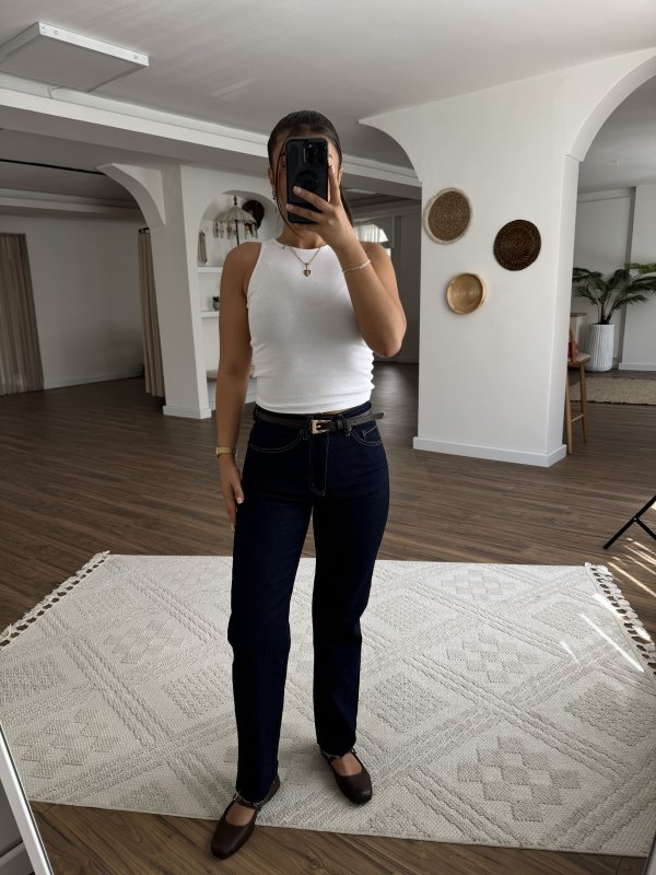 MARKA MODEL YÜKSEK BEL LİKRALI BOYFİT JEAN