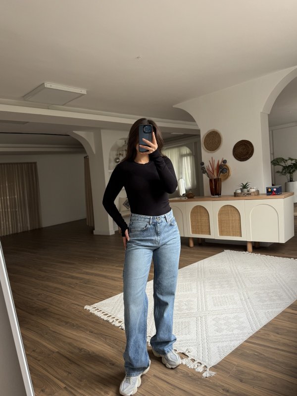 YÜKSEK BEL STRAGHT JEAN