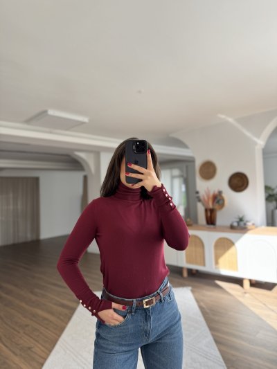 BALIKÇI YAKA KOL DROP VİSKON KAZAK