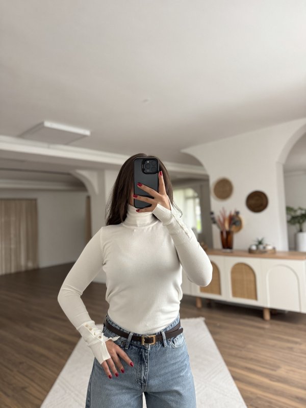 BALIKÇI YAKA KOL DROP VİSKON KAZAK