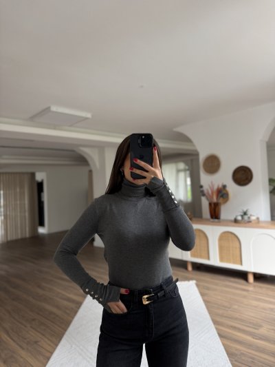 BALIKÇI YAKA KOL DROP VİSKON KAZAK