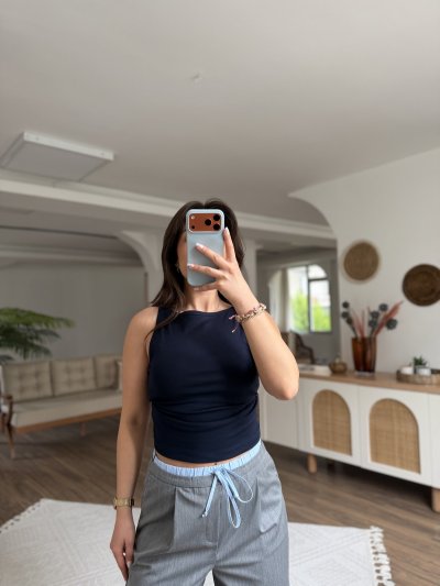 KAYIK HALTER YAKA PAMUK MODAL ATLET