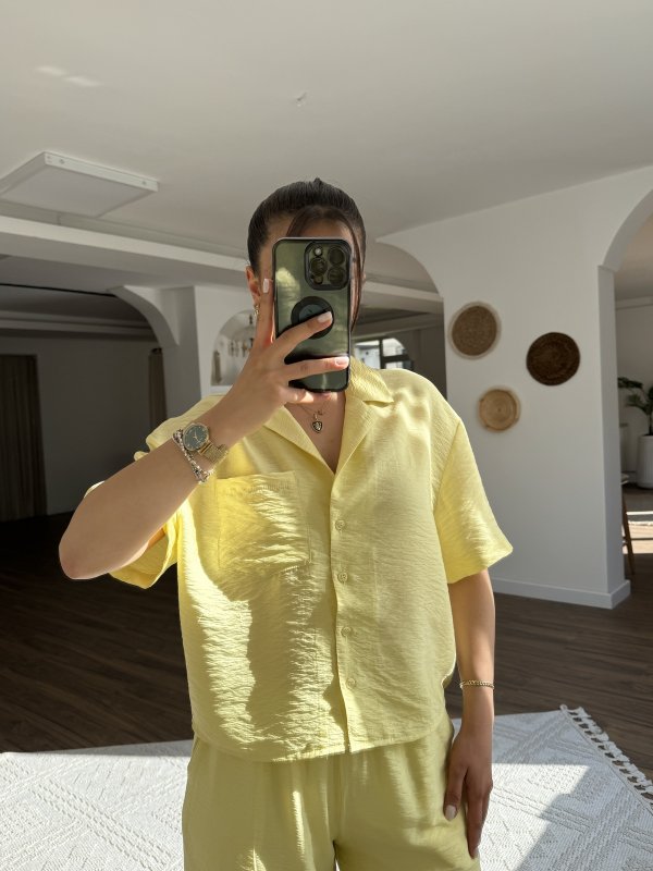 CEKET YAKA KISA KOL KISA GÖMLEK