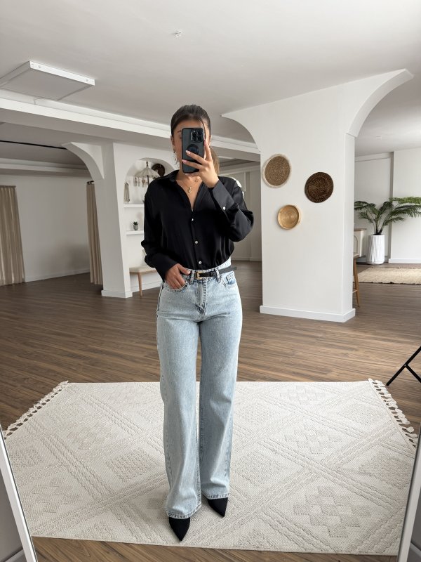 ZR MARKA MODEL ÖN TAŞ BASKI STRAIGHT JEAN