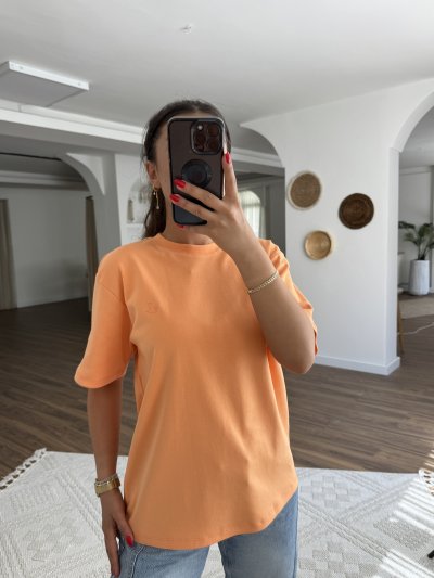 SOL KÜÇÜK KUŞ ARMA BASKI PAMUK TİŞÖRT