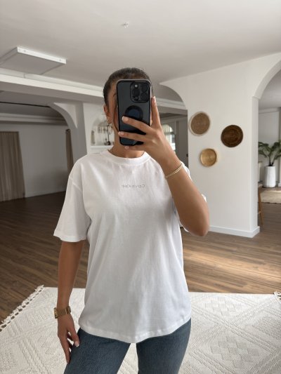 CK SİLVER BASKI PAMUK TİŞÖRT