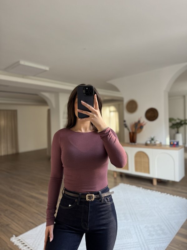 KAYIK YAKA MODAL KAŞMİR ULTRA HAFİF BLUZ