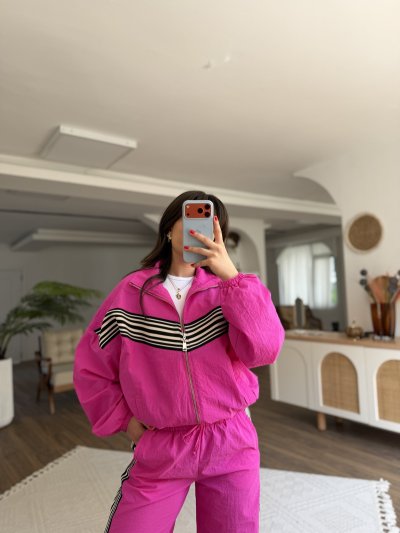 ŞERİT DOKUMA DETAY İÇ PİLE PARAŞÜT CEKET