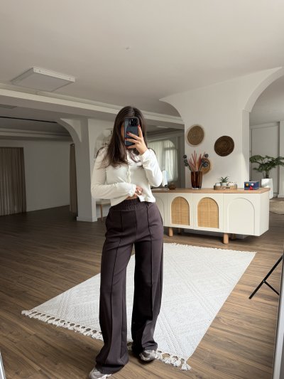 BEL LASTİKLİ PAMUK LİKRA BOL EŞOFMAN