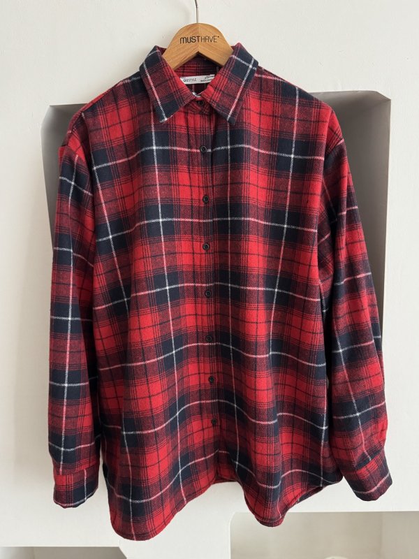 EKOSE DESEN ODUNCU PAMULK GÖMLEK