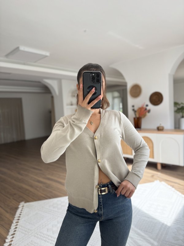 GOLD DÜĞME V YAKA VİSKON HIRKA