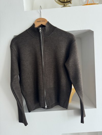 ÇİFT YÖN FERMUAR DİK YAKA HIRKA