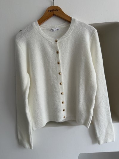 GOLD DÜĞME YÜN KARIŞIM HIRKA