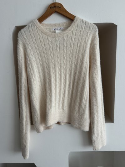 SAÇ ÖRGÜ BİSİKLET YAKA YUMOŞ KAZAK