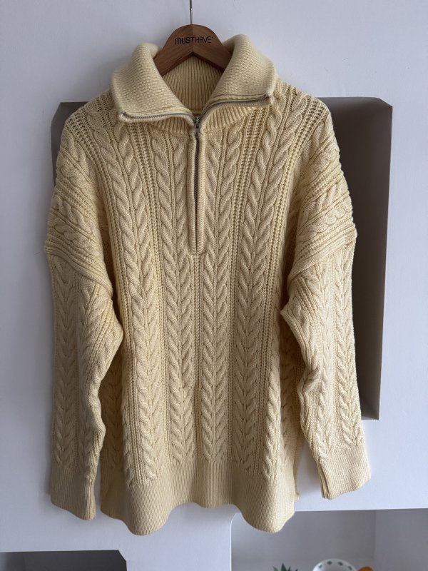 SAÇ ÖRGÜ FERMUARLI SALAŞ KAZAK