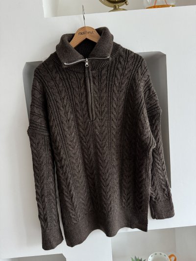 SAÇ ÖRGÜ FERMUARLI SALAŞ KAZAK