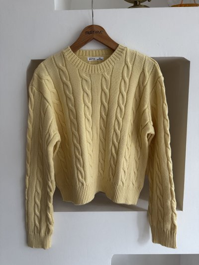 BİSİKLET YAKA SAÇ ÖRGÜ KAZAK