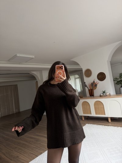 BİSİKLET YAKA SALAŞ KAZAK