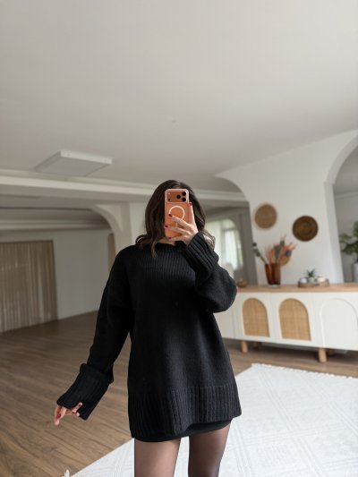 BİSİKLET YAKA SALAŞ KAZAK