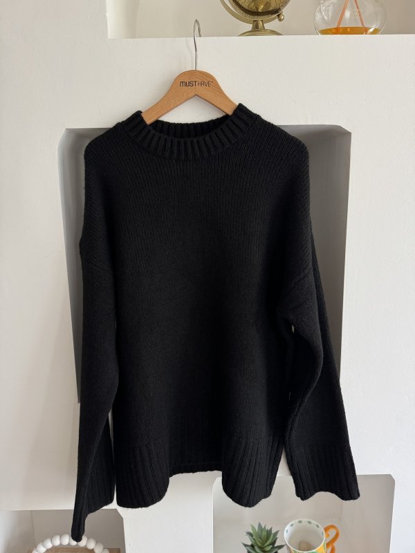 BİSİKLET YAKA SALAŞ KAZAK