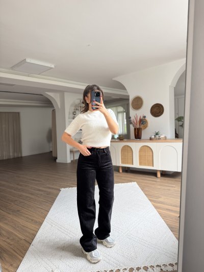 STRAIGHT YÜKSEK BEL KADİFE PANTOLON