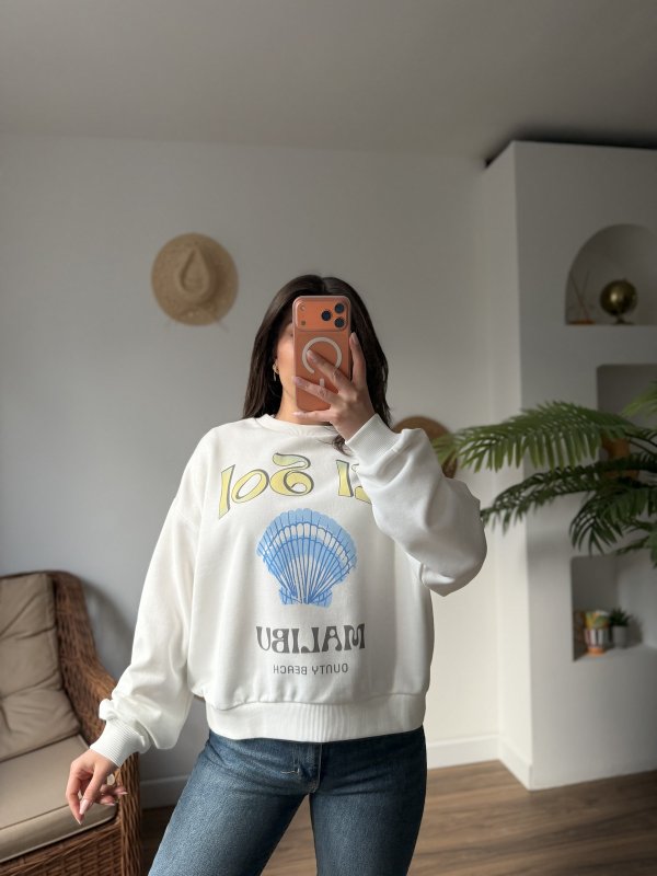 EL SOL YAZI BASKI PAMUK SALAŞ SWEAT