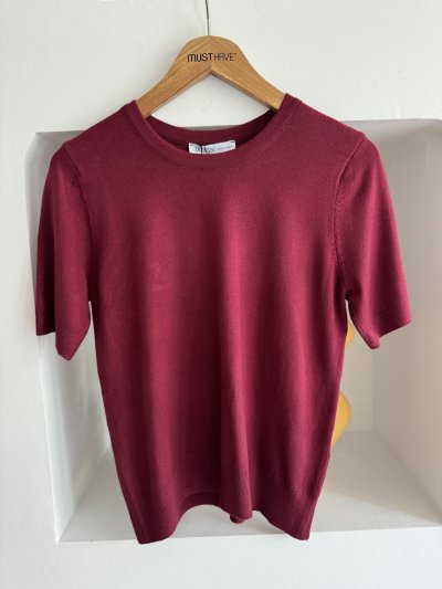 BİSİKLET YAKA  KISA KOL VİSKON LİKRA TRİKO