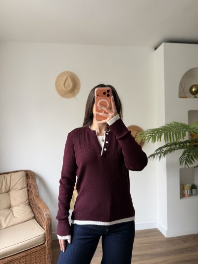 ÇİFT KAT YAKA DÜĞMELİ VİSKON TRİKO