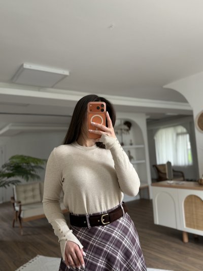 BİSİKLET YAKA KOL DROP VİSKON TRİKO