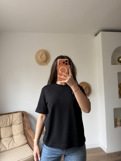 KISA KOL PAMUK LİKRA TİŞÖRT