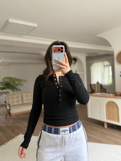 YARI PAT ÇITÇIT PAMUK TİŞÖRT